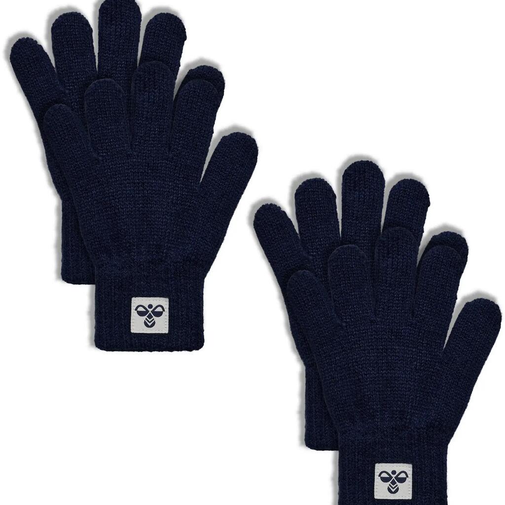Children's knitted gloves Hummel (x2)