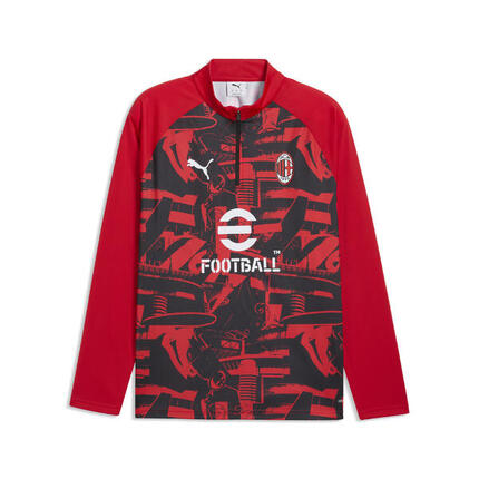 AC Milan Warmup top met kwartrits voor heren PUMA