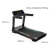 Tapis de course électrique semi commercial be1862 HMS PREMIUM 3/7