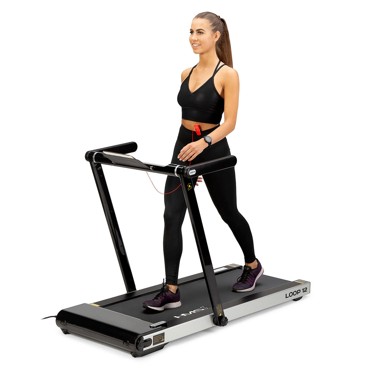 Tapis de course fitness pliable Bluetooth FitShow 1–12 km/h LOOP12 HMS 2/7