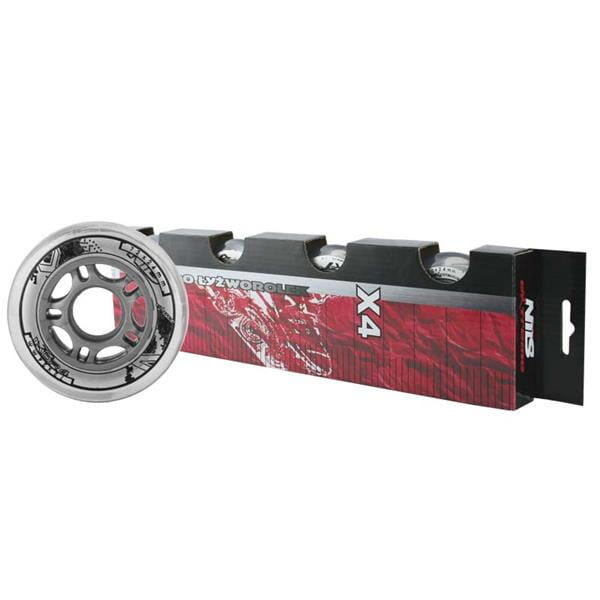 PU 72x24 82A ROUES TRANSPARENTES (4 pièces) NILS EXTREME 4/7