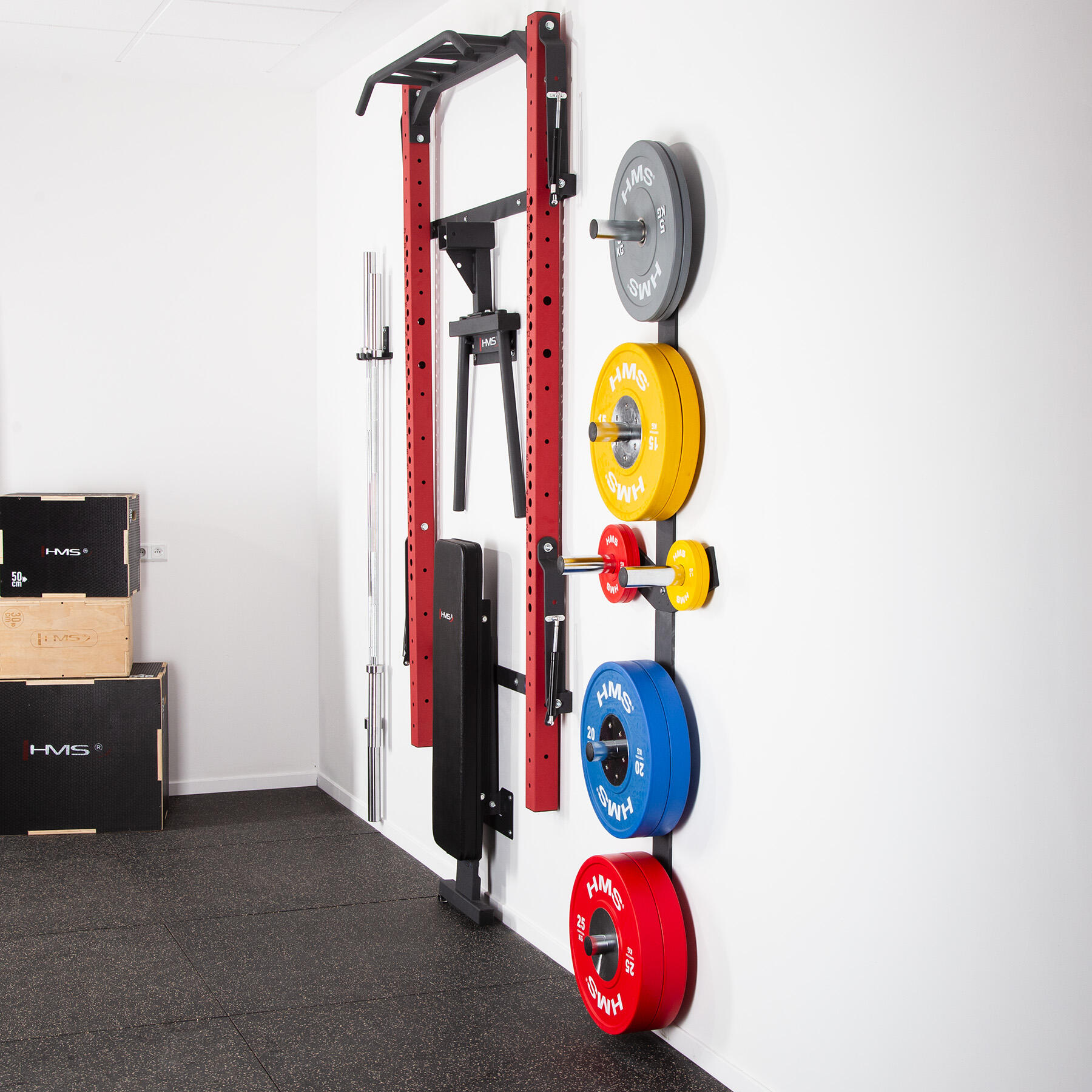 Wall rack pour kit d'entraînement à domicile klt22 HMS 5/7