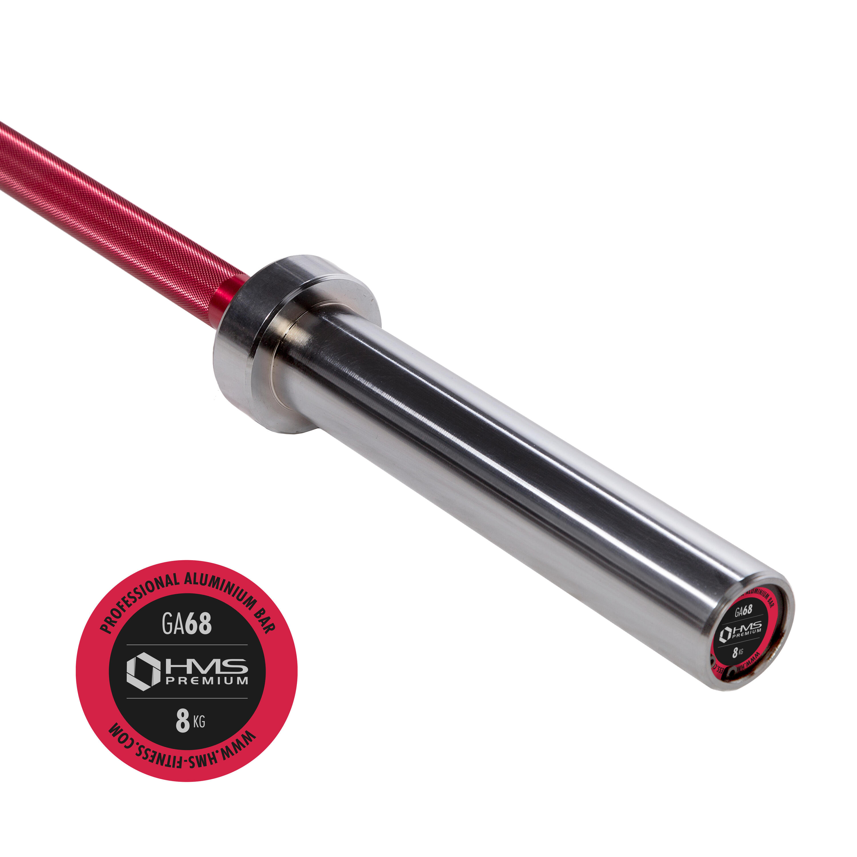 Barre d'haltère en aluminium 1830 mm GA68 HMS Premium 4/6