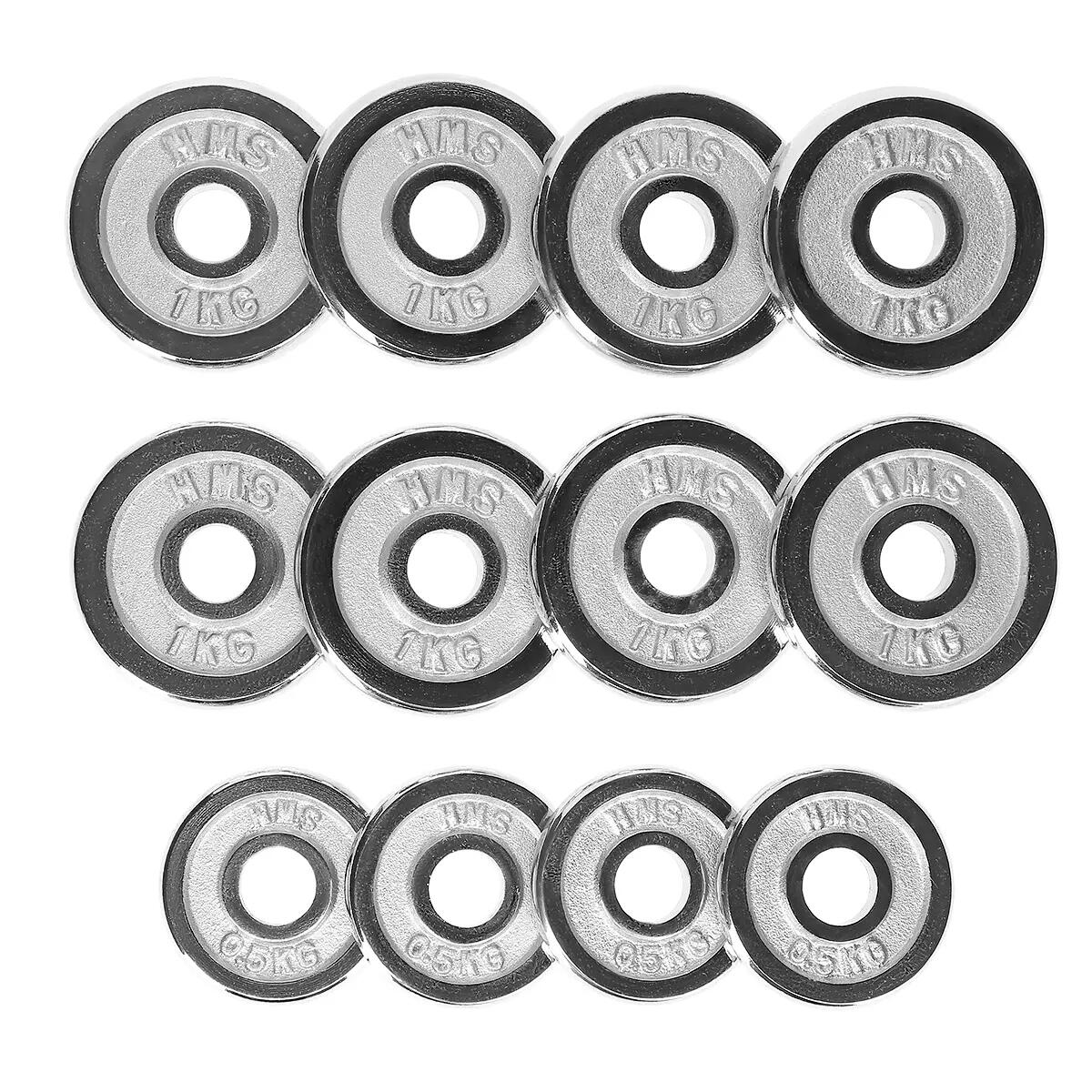 Sztangielki w walizce chrome 2x7,5 kg HMS STC 5/7
