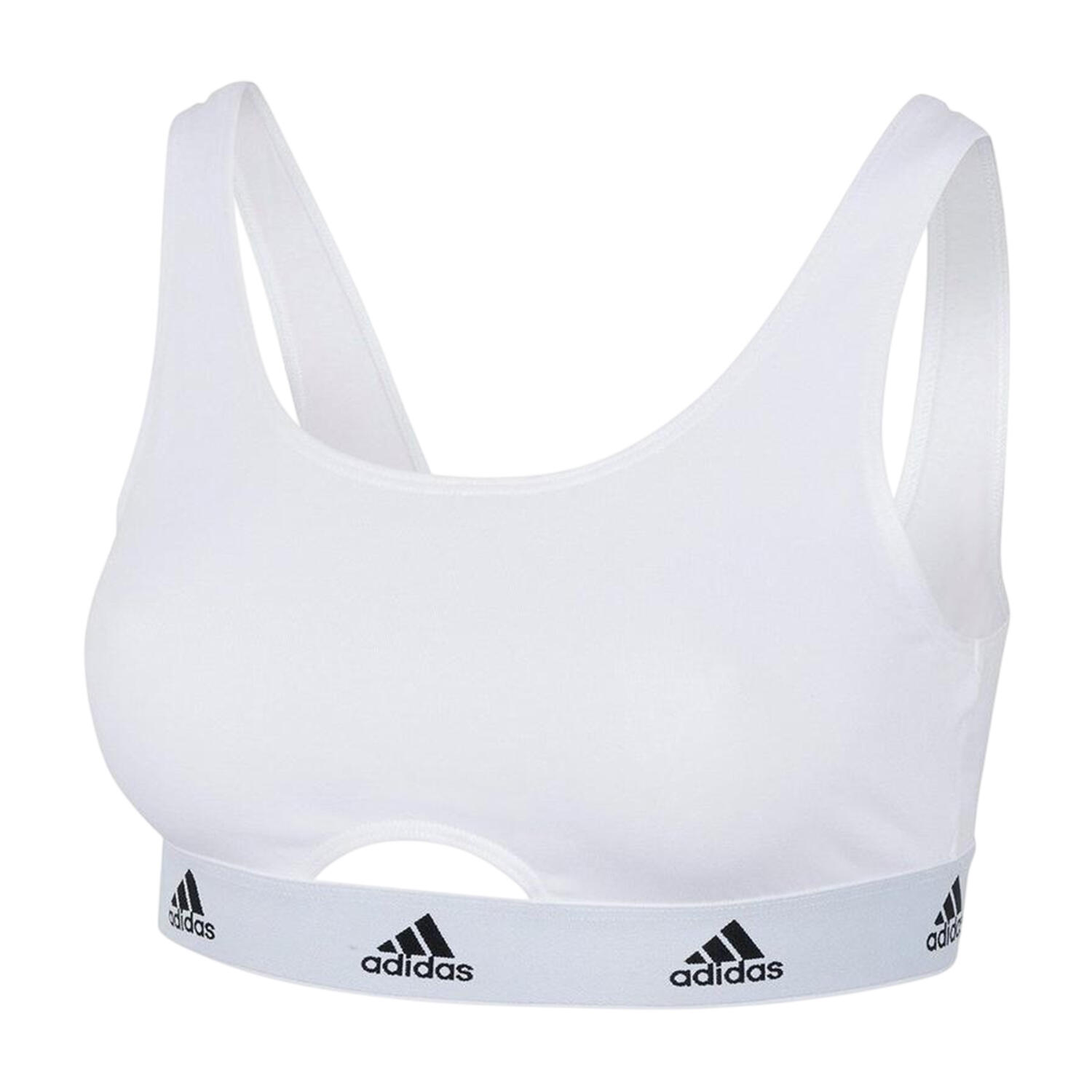 Adidas Womens/Ladies Cotton Scoop Neck Comfort Bralette