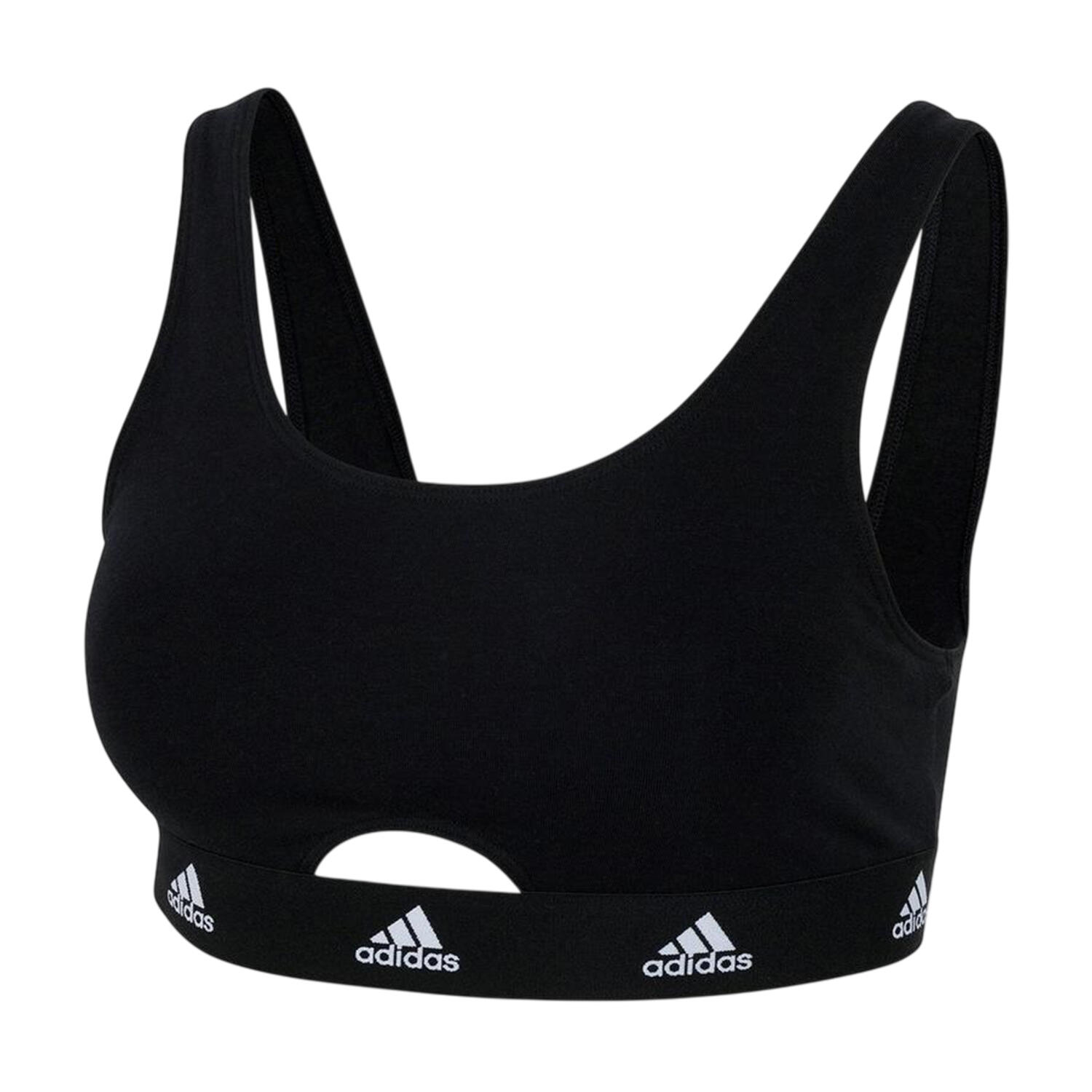 Adidas Womens/Ladies Cotton Scoop Neck Comfort Bralette