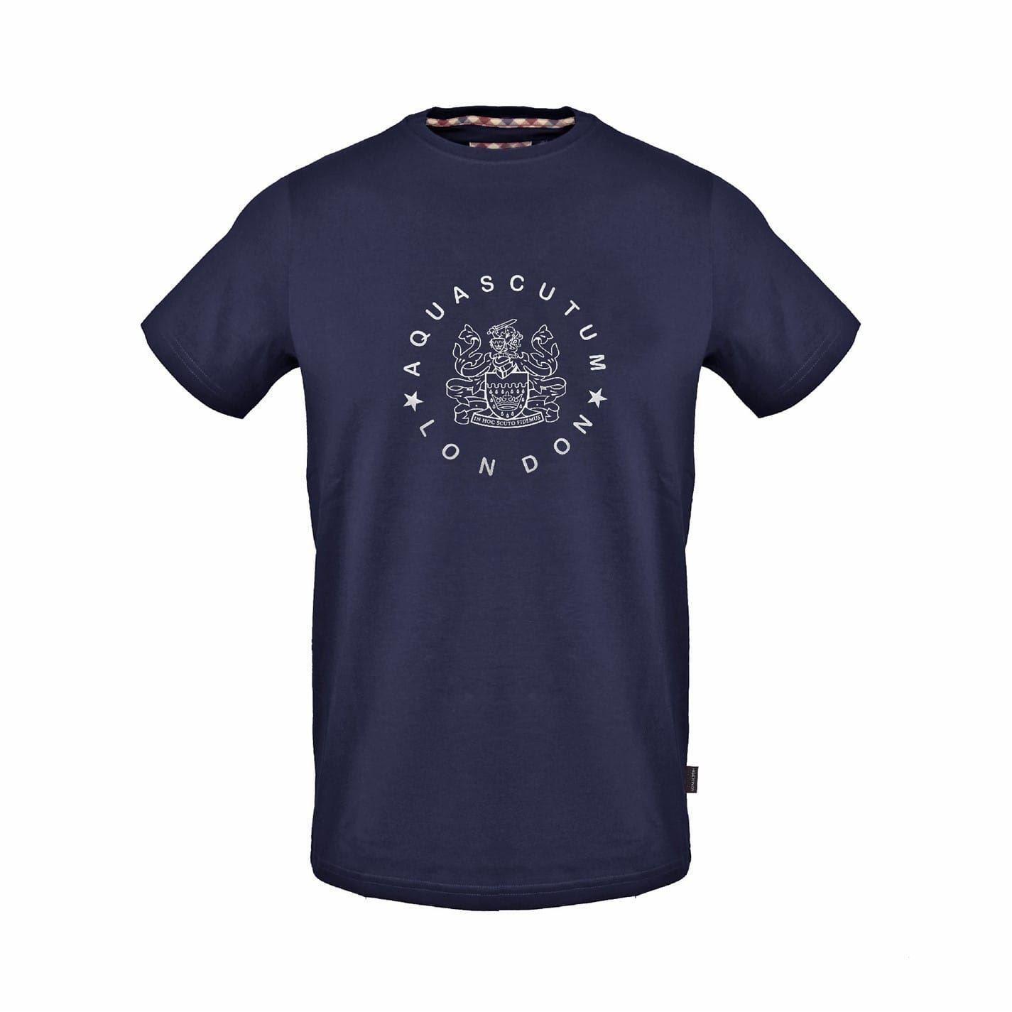 Aquascutum Mens Circle Logo Regular T-Shirt