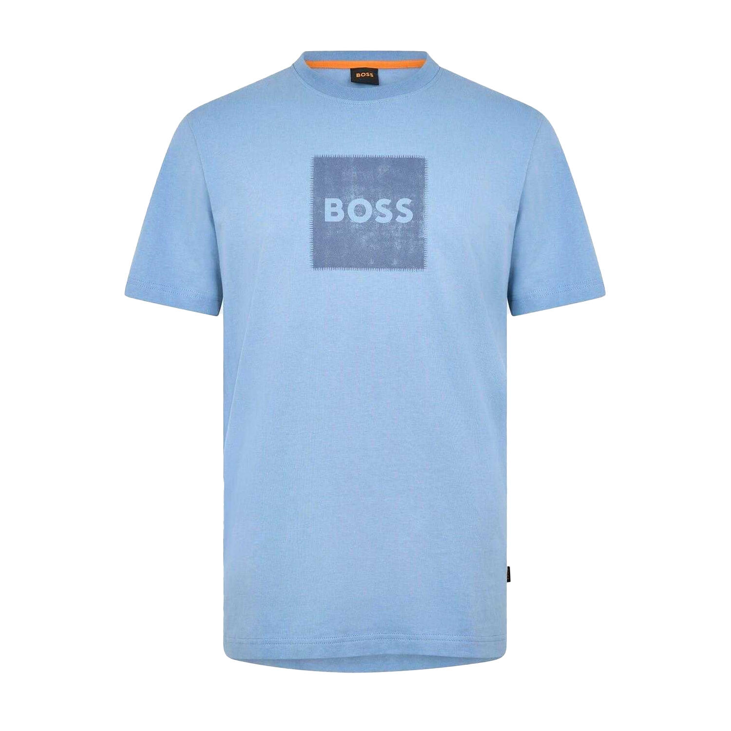Boss Mens Stitched Cotton Logo T-Shirt