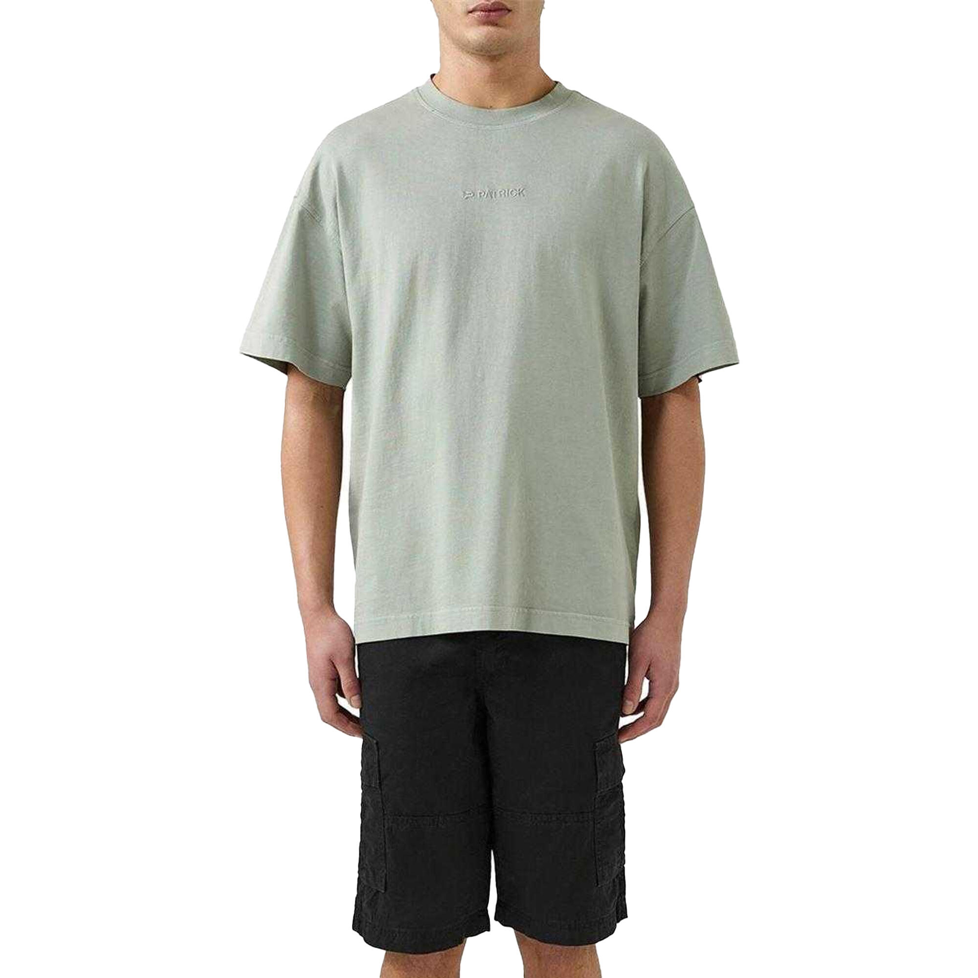 Patrick Mens Andrew Embroidered Logo Regular T-Shirt