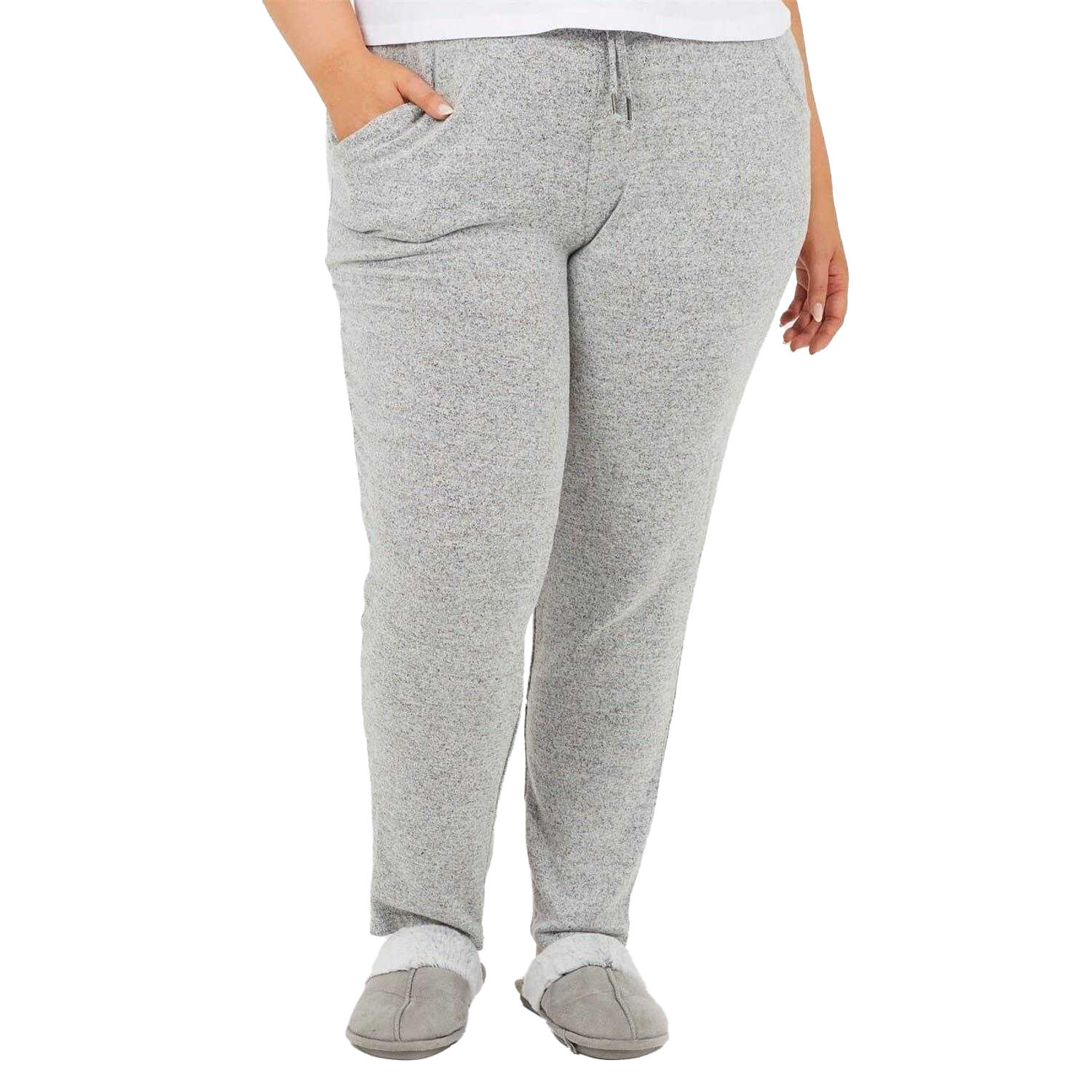 Brave Soul Womens/Ladies Heathered Straight Sweatpants