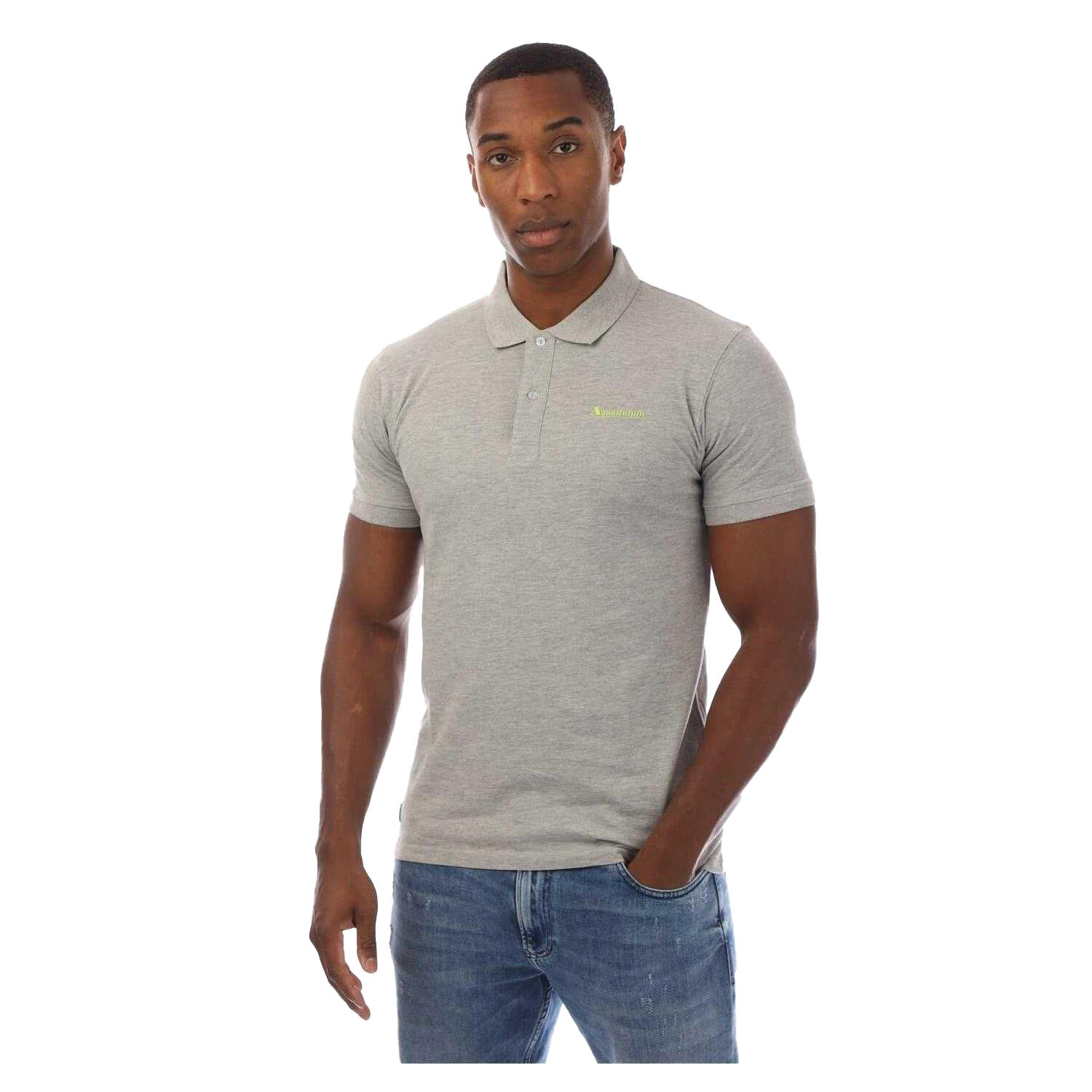Aquascutum Mens Regular Short-Sleeved Polo Shirt