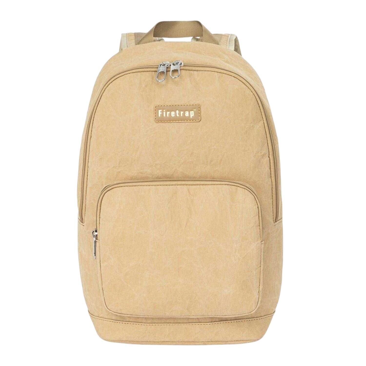 Firetrap Logo Kraft Paper Backpack