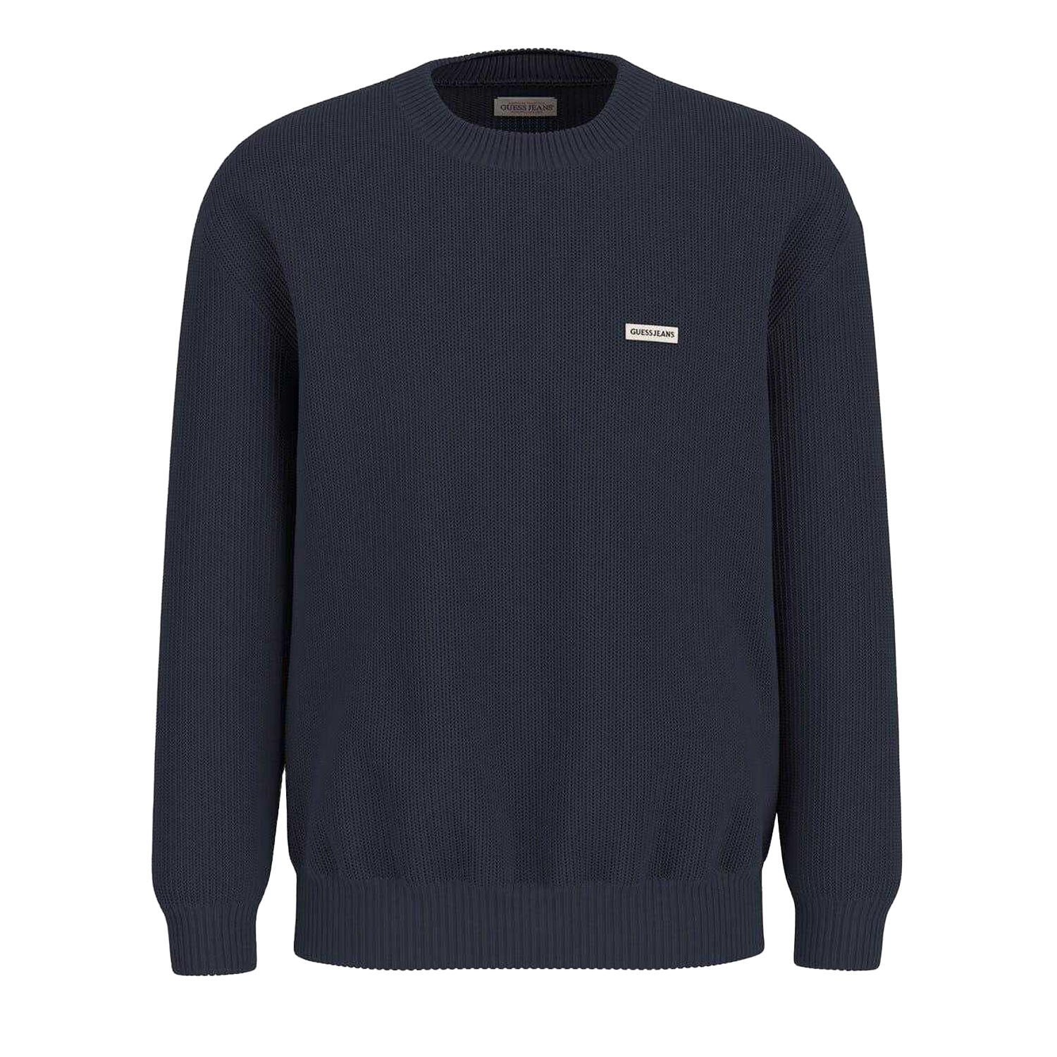 Guess Mens Knitted Long-Sleeved Jumper