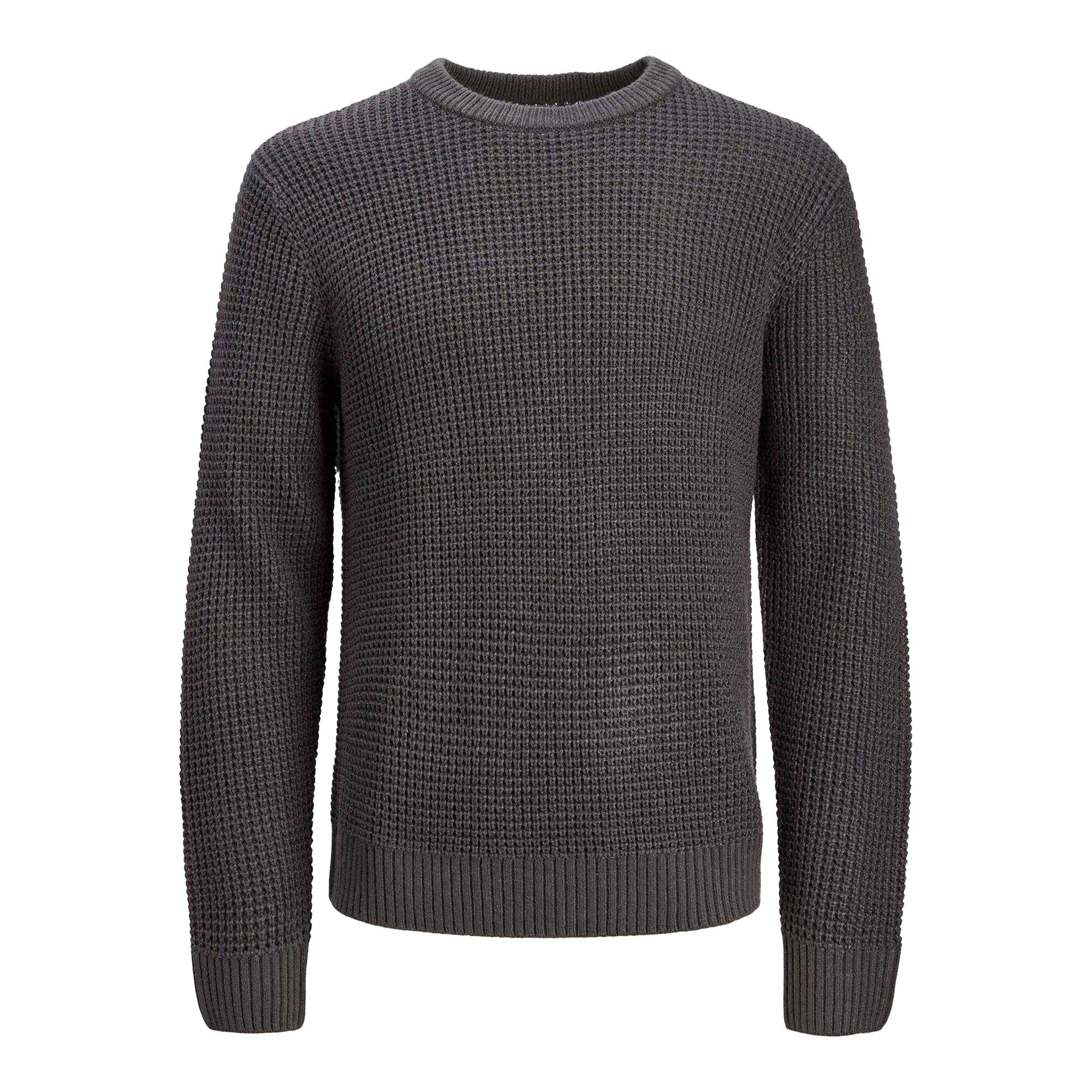 Jack And Jones Mens Textured Long-Sleeved Jumper