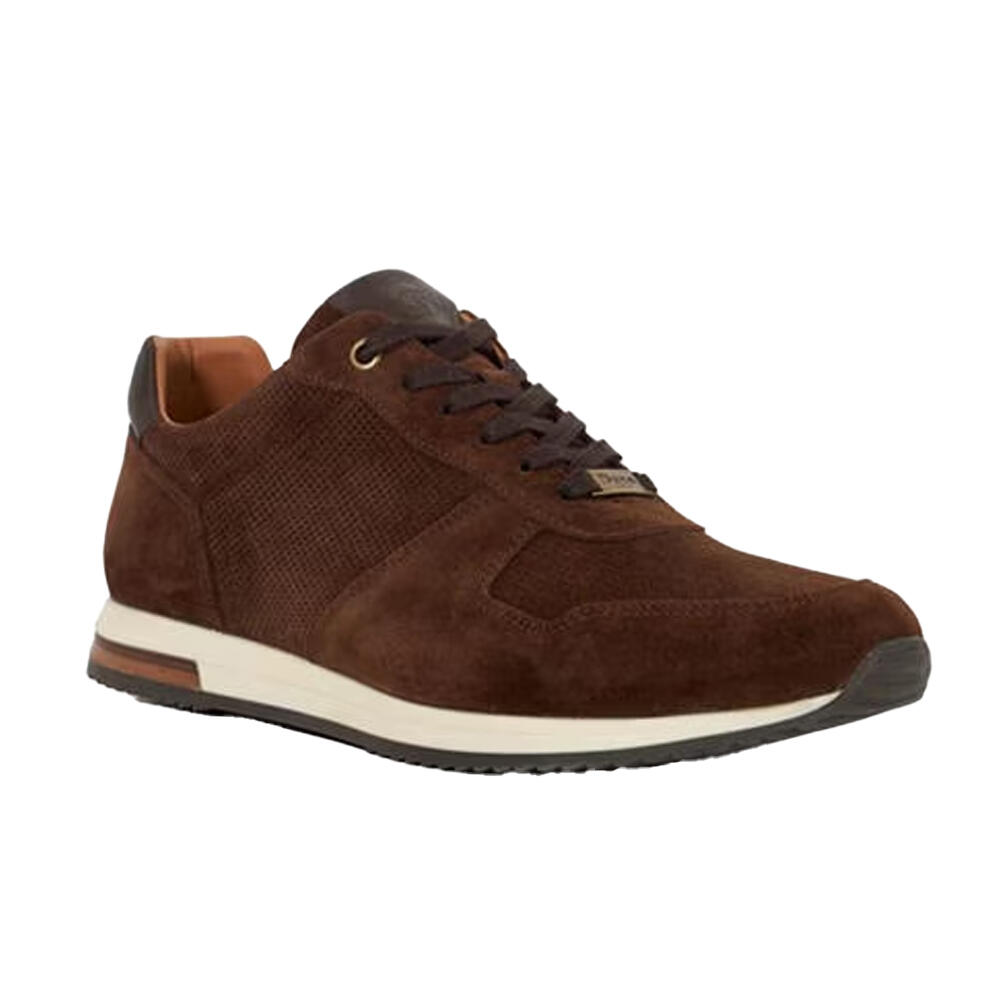 Dune London Mens Trilogy Suede Trainers