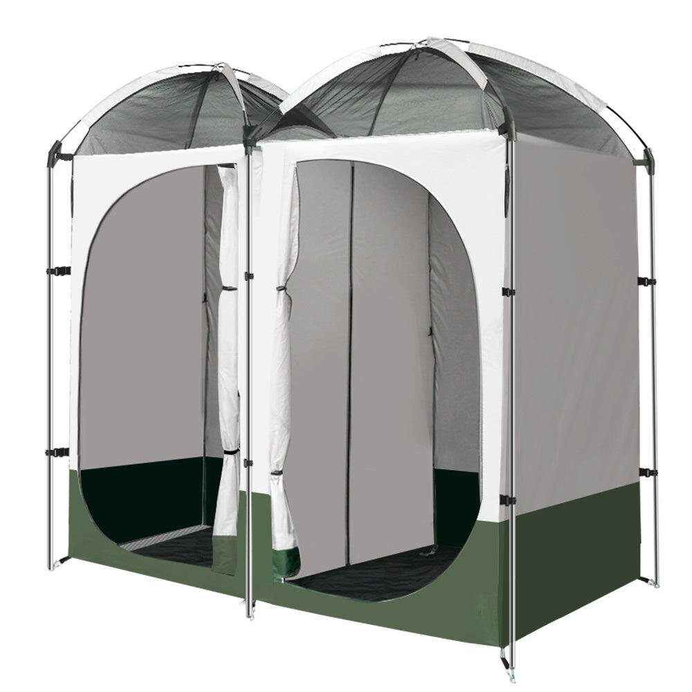 Double Camping Shower Tent Portable Privacy