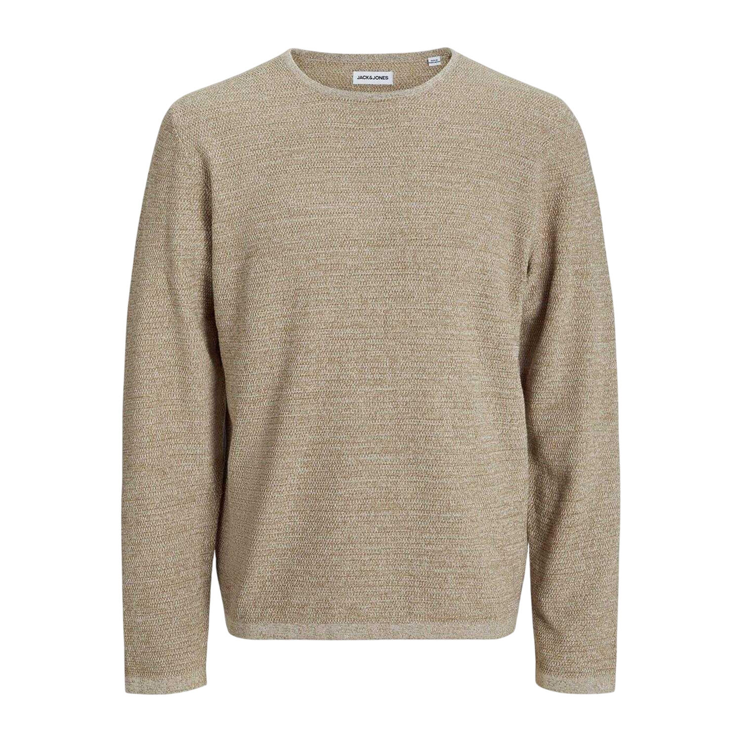 Jack And Jones Mens Flat Knit Crew Neck Pullover