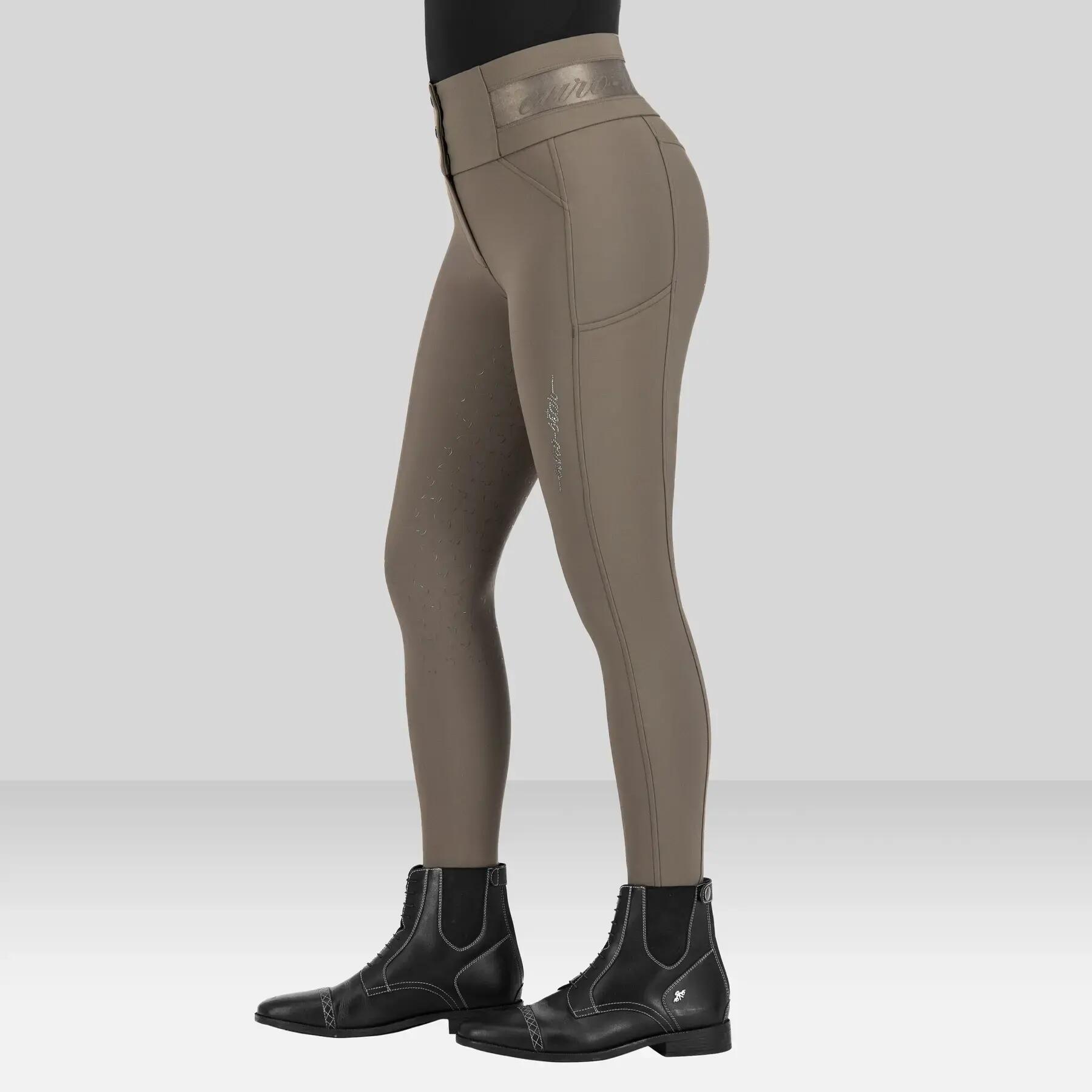 Pantalón de equitación Full Grip Euro-Star Athletic 4/5