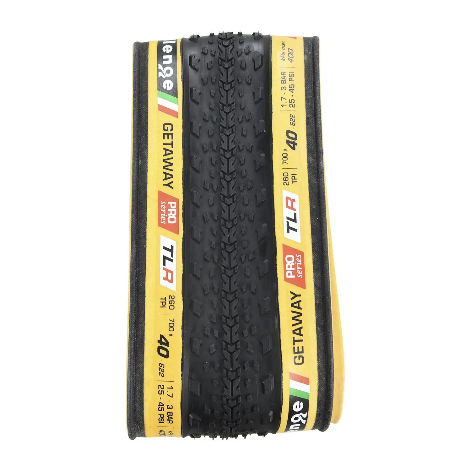 Challenge - Getaway Pro Ot TLR 700x40c Brun noir > to translate in French 2/4