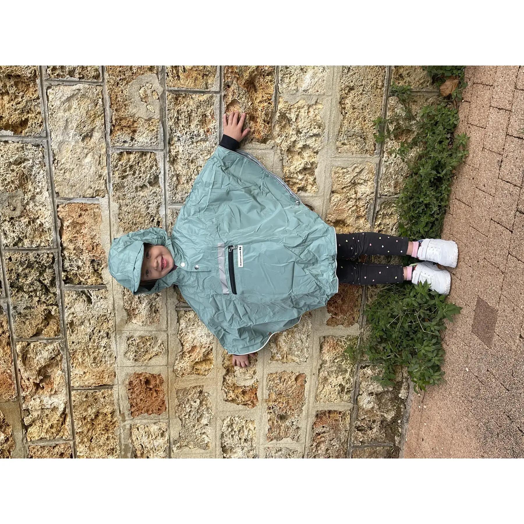 The Peoples Poncho 3.0 Green Celeste - Juniors (9-11 ans) 4/6