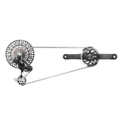 Groupe complet avec capteur de puissance Sram XX T-TYPE Eagle AXS DUB DM