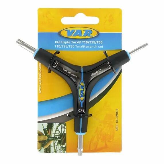 VAR Clé Torx en Y T10/T25/T30 2/3