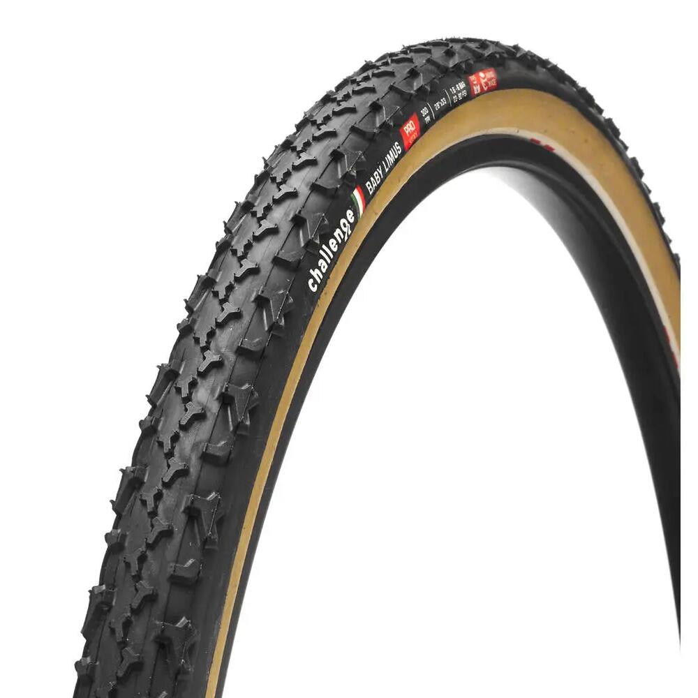 Challenge Baby Limus Pro Tubular 700x33c Black Brown for Cyclocross