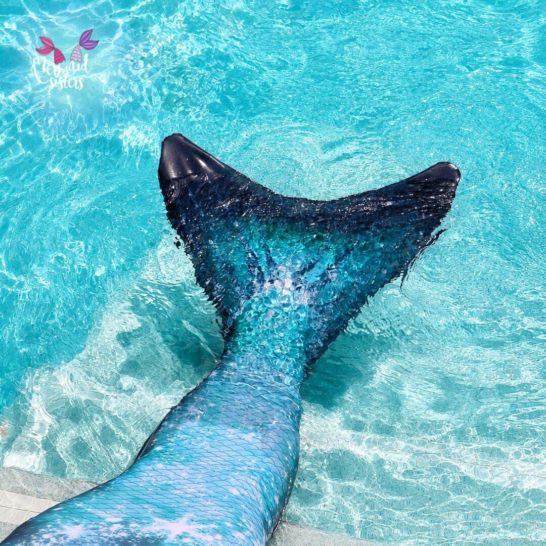 Maillot de bain une pièce sirène à paillettes - Bleu 5/7