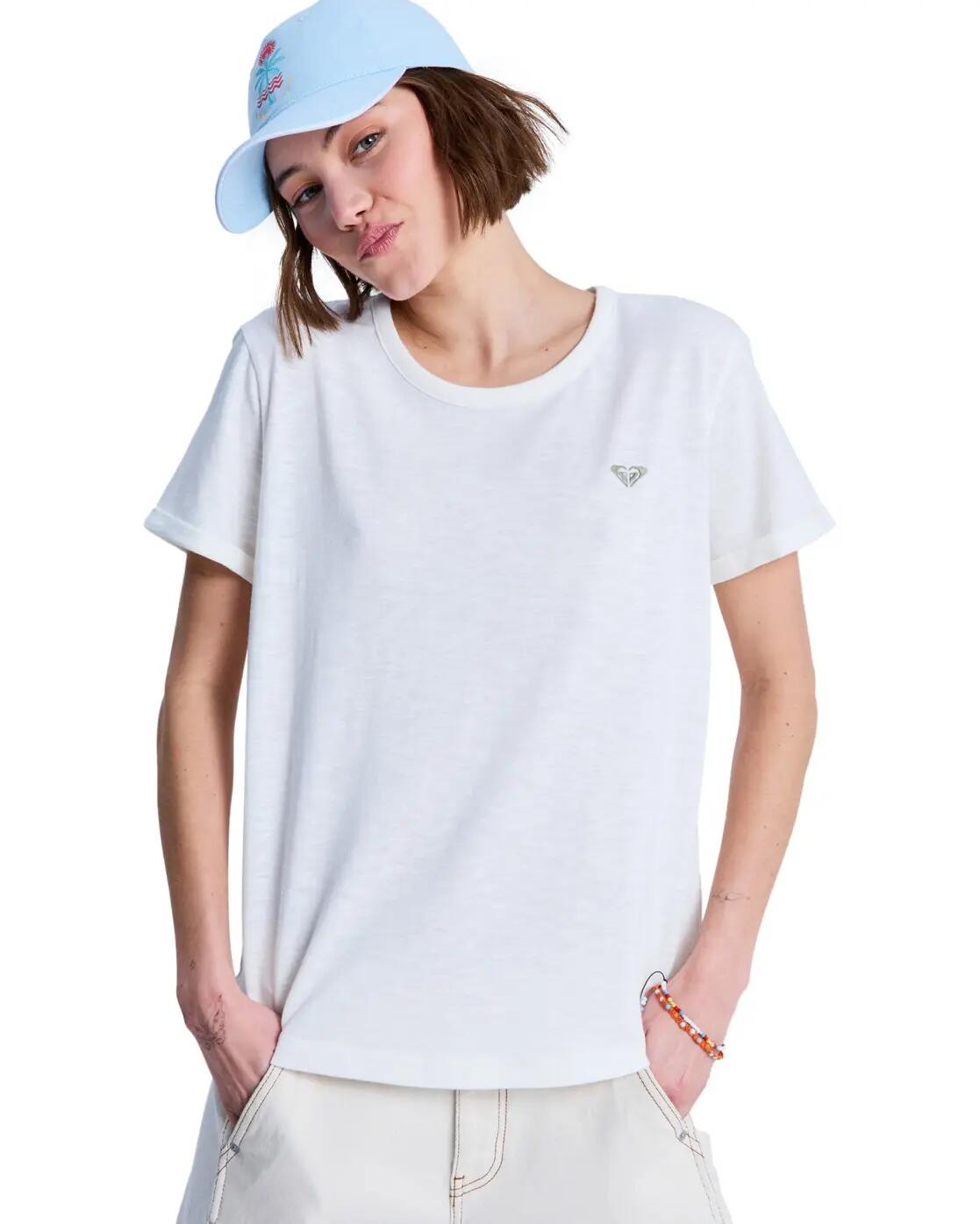 T-shirt à manches courtes OCEANWAVE REGULAR EMBY Blanc Femme 4/4