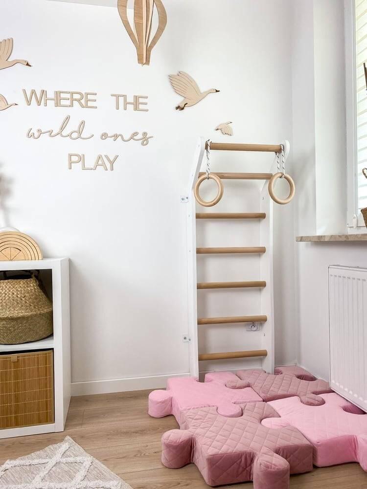 Drabinka gimnastyczna Toddler biały 7/7