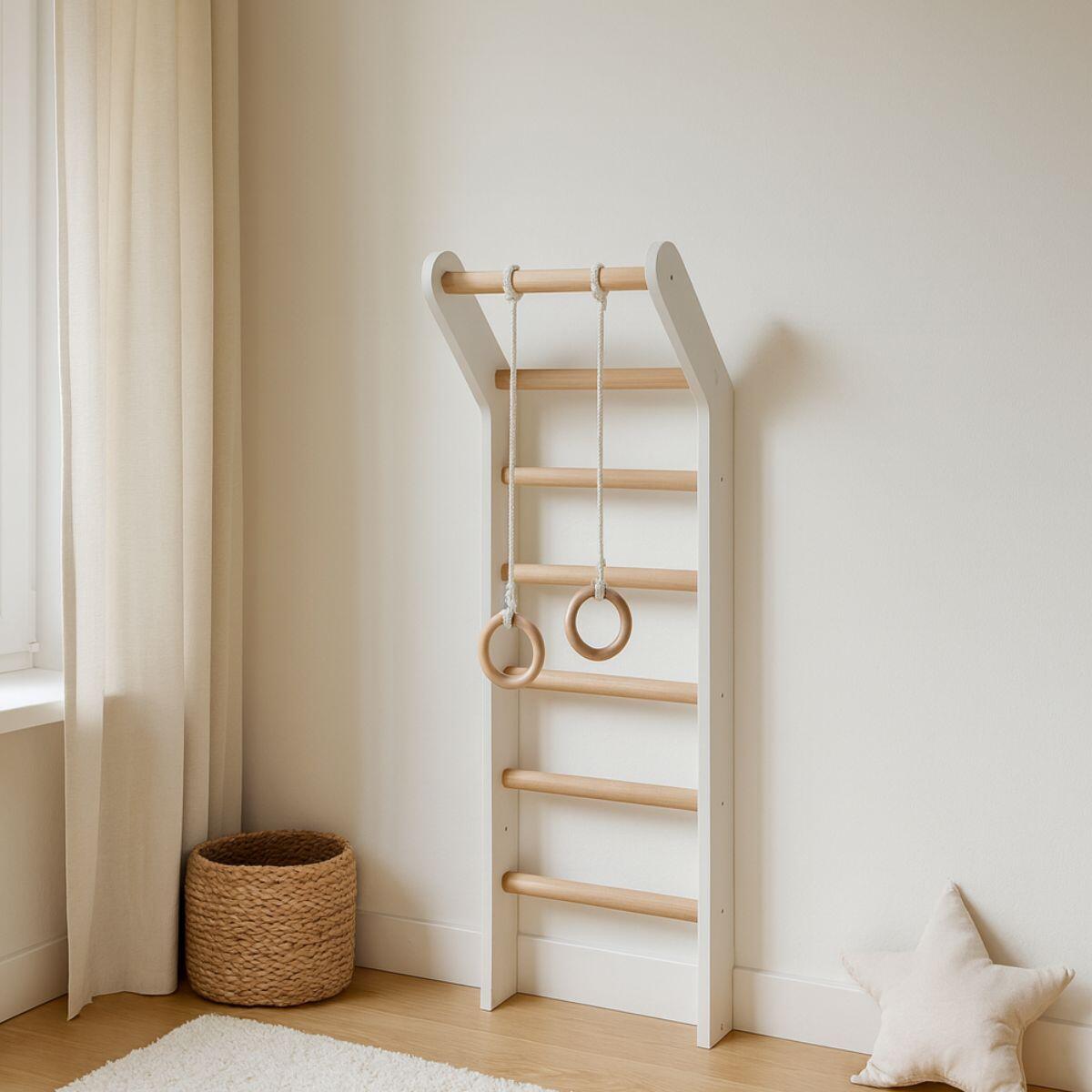 Drabinka gimnastyczna Toddler biały 5/7