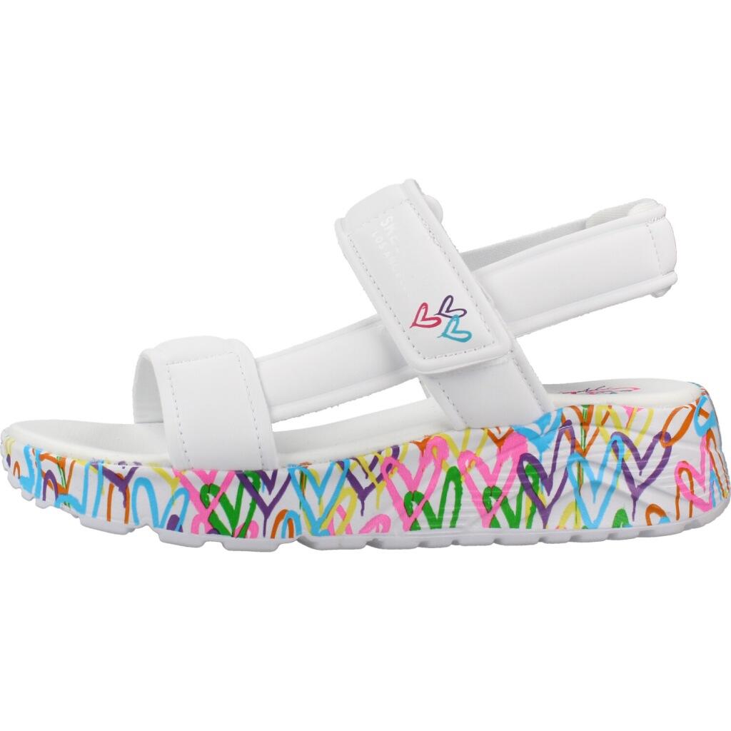 Sandalias Skechers Uno Lite Sandal-sunny Love, Blanco, Niños 2/5
