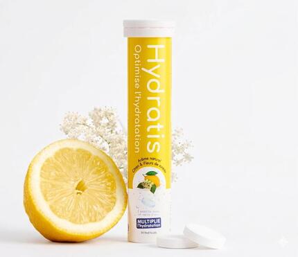 Boisson avec Électrolytes - Formule Isotonique - Miel Citron - 20 pastilles