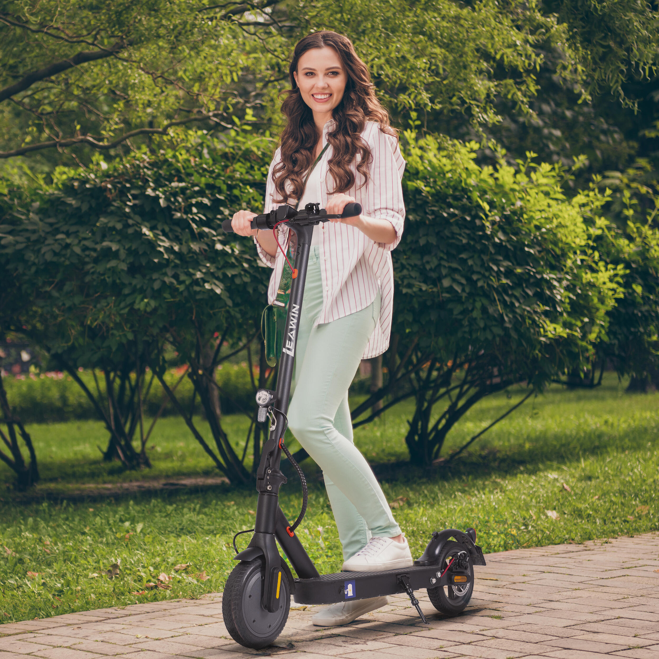Hombre/Mujer 8.5" e-scooter plegable autonomía 35km app solo 12.5kg 6/7