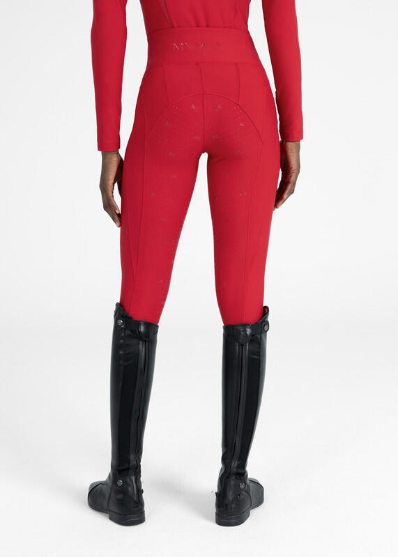 Leggings Pantalón Mujer Equitación Maximilian Outline Full Grip Granadina 3/7