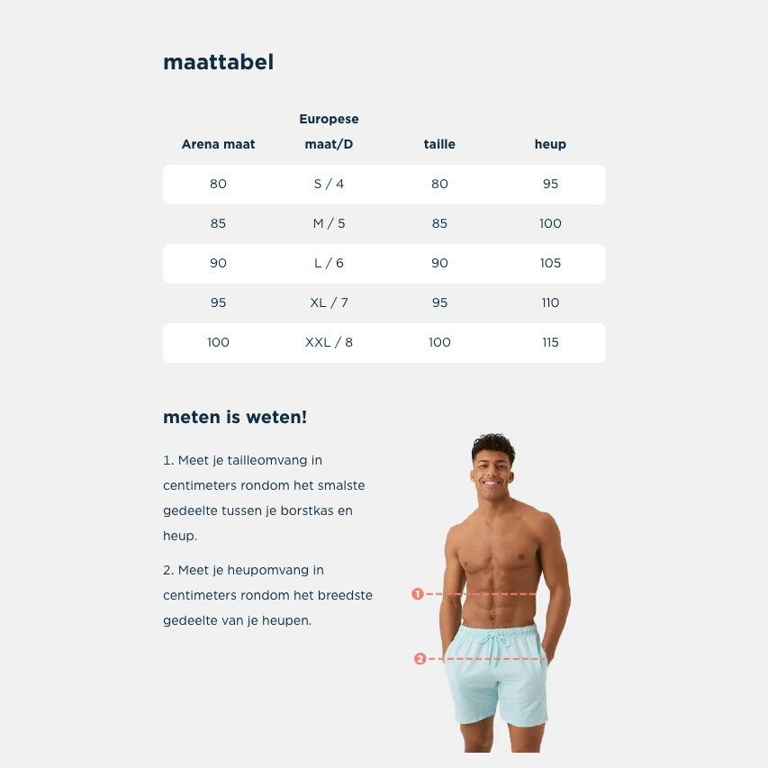 Badehose leicht schnelltrocknend Herren - Fundamentals Boxer R 5/7