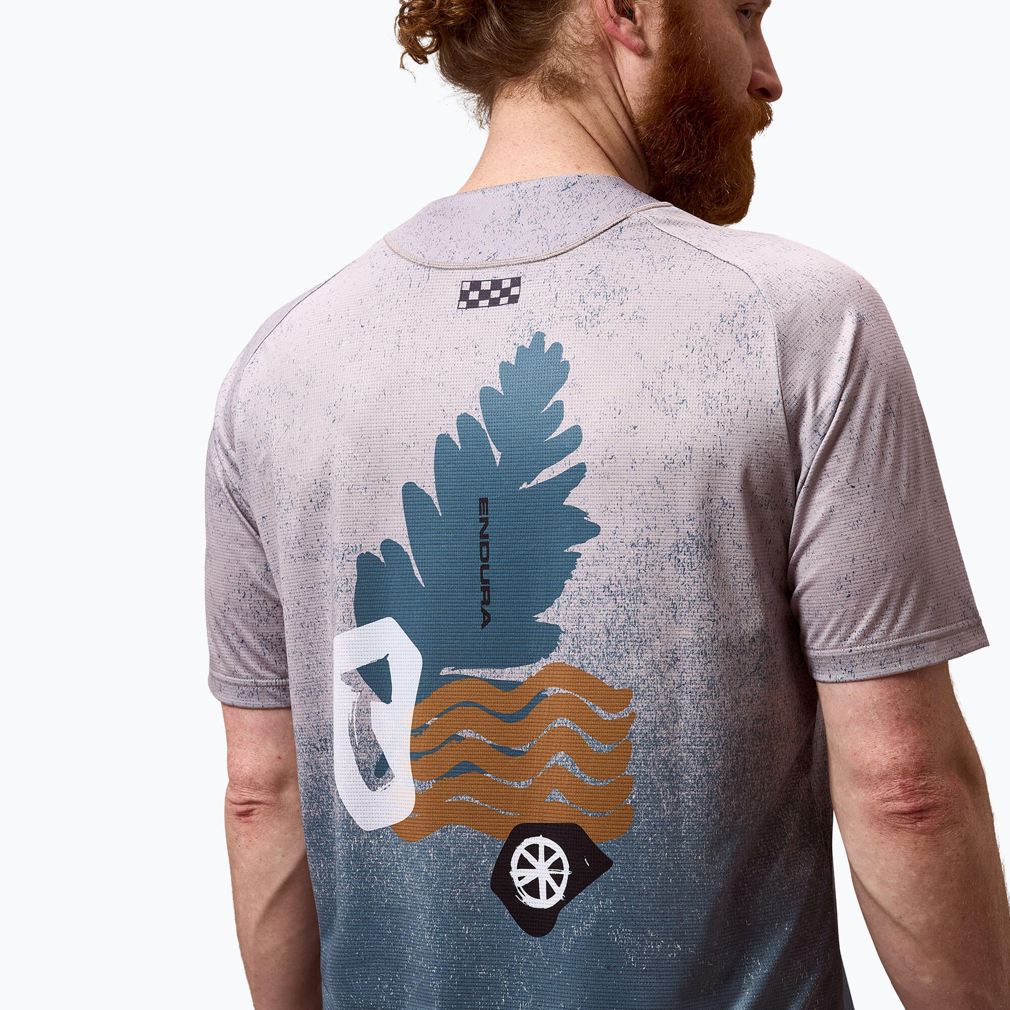 Koszulka rowerowa męska Endura Singletrack Print 6/7