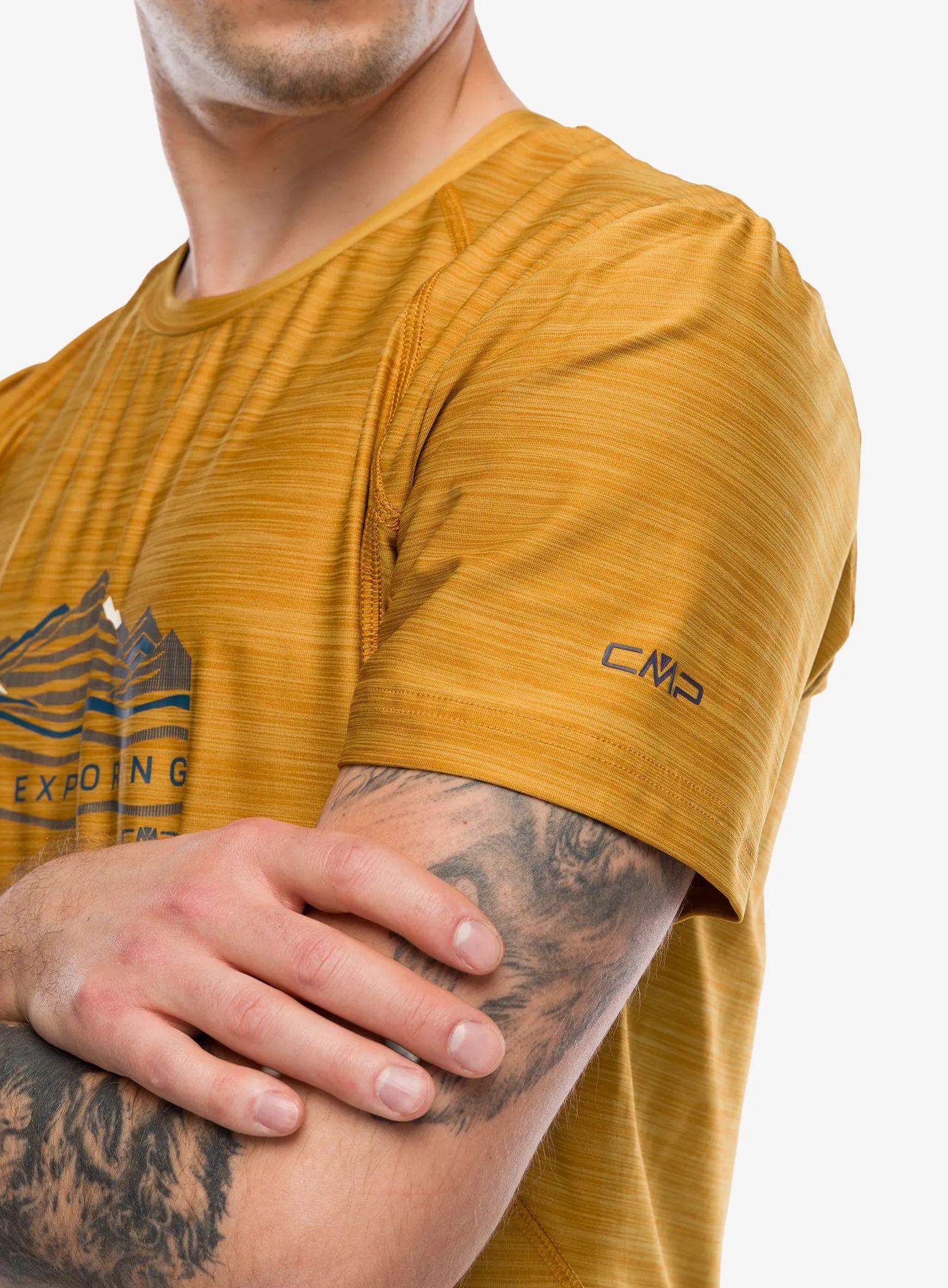 Koszulka z nadrukiem CMP Toto T-Shirt Melange Stretch Jersey 7/7