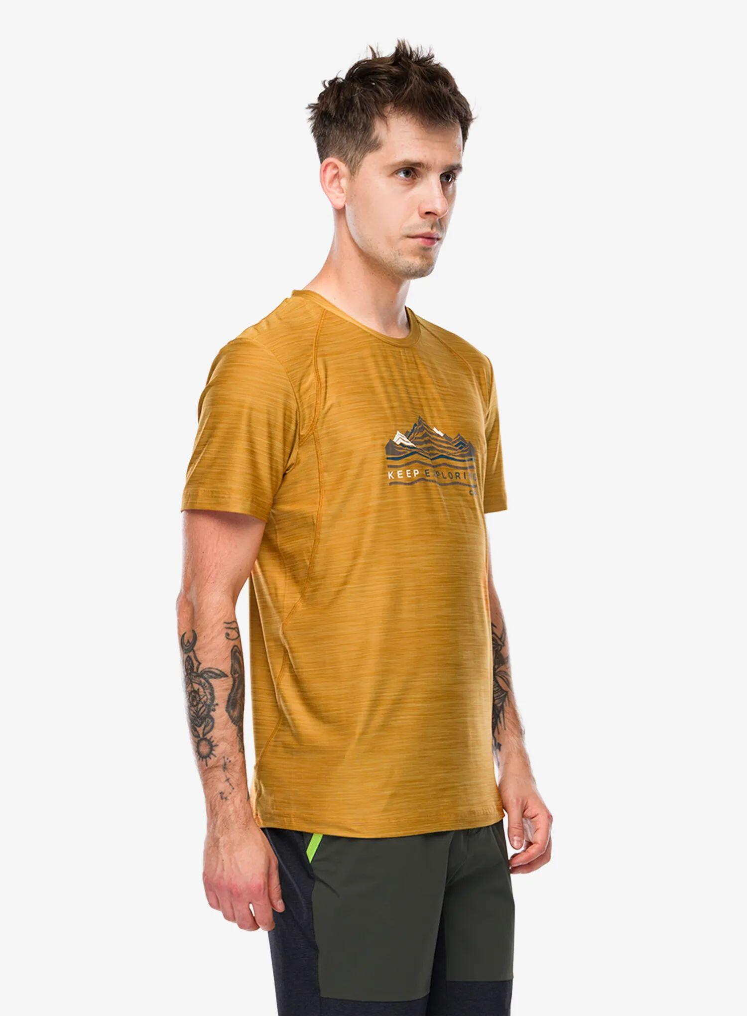Koszulka z nadrukiem CMP Toto T-Shirt Melange Stretch Jersey 4/7
