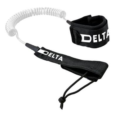 Spiraalleash 10' / 3 m voor stand up paddle - transparante delta leash