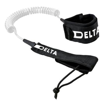 Leash Spiral 10'-3m pour Stand Up Paddle - Leash Transparent Delta