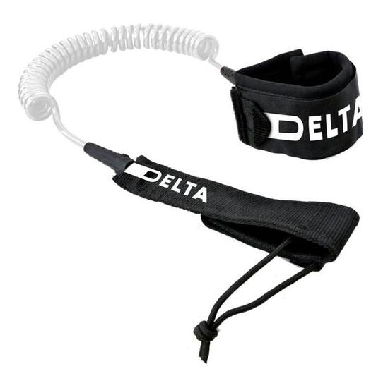 Leash Spiral 10'-3m pour Stand Up Paddle - Leash Transparent Delta