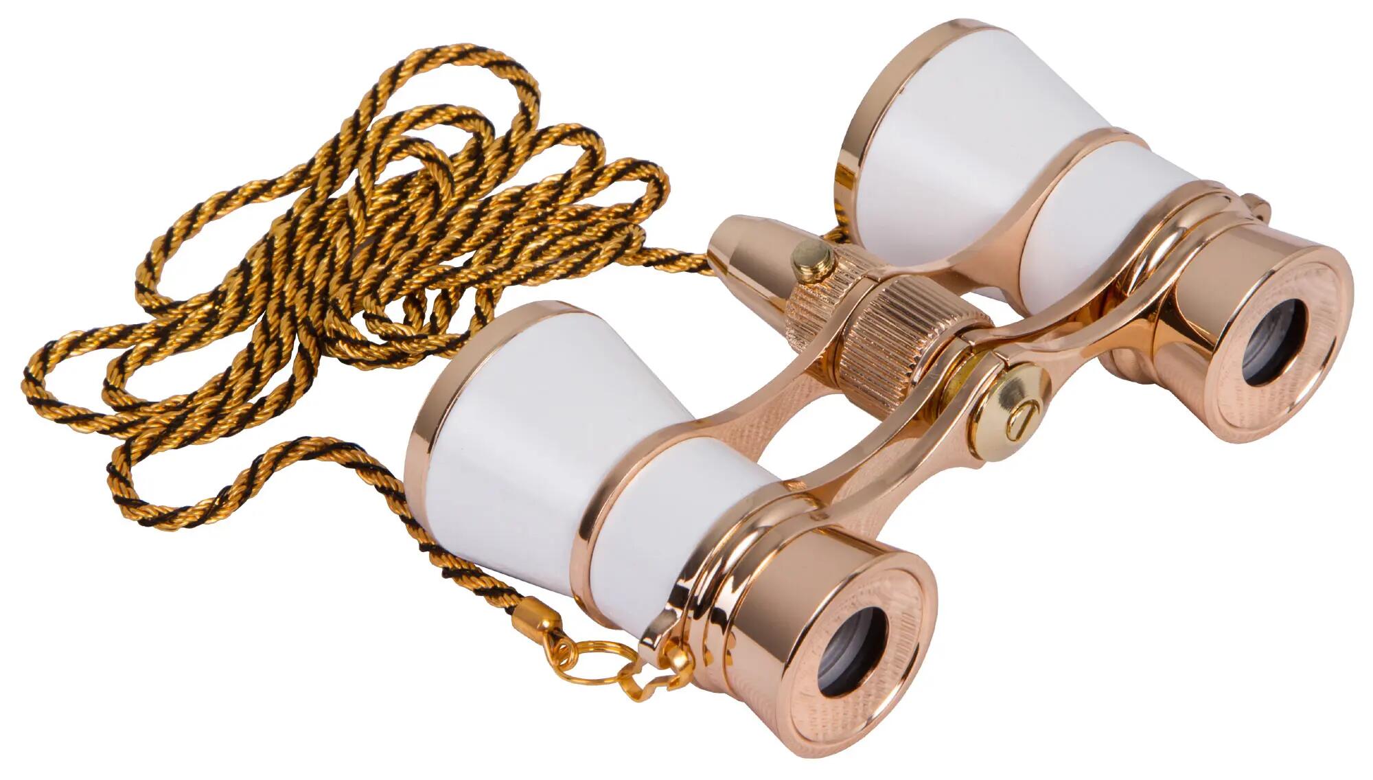 Binocolo da teatro Levenhuk Broadway 325F (con luce LED e cordoncino da collo) 6/15