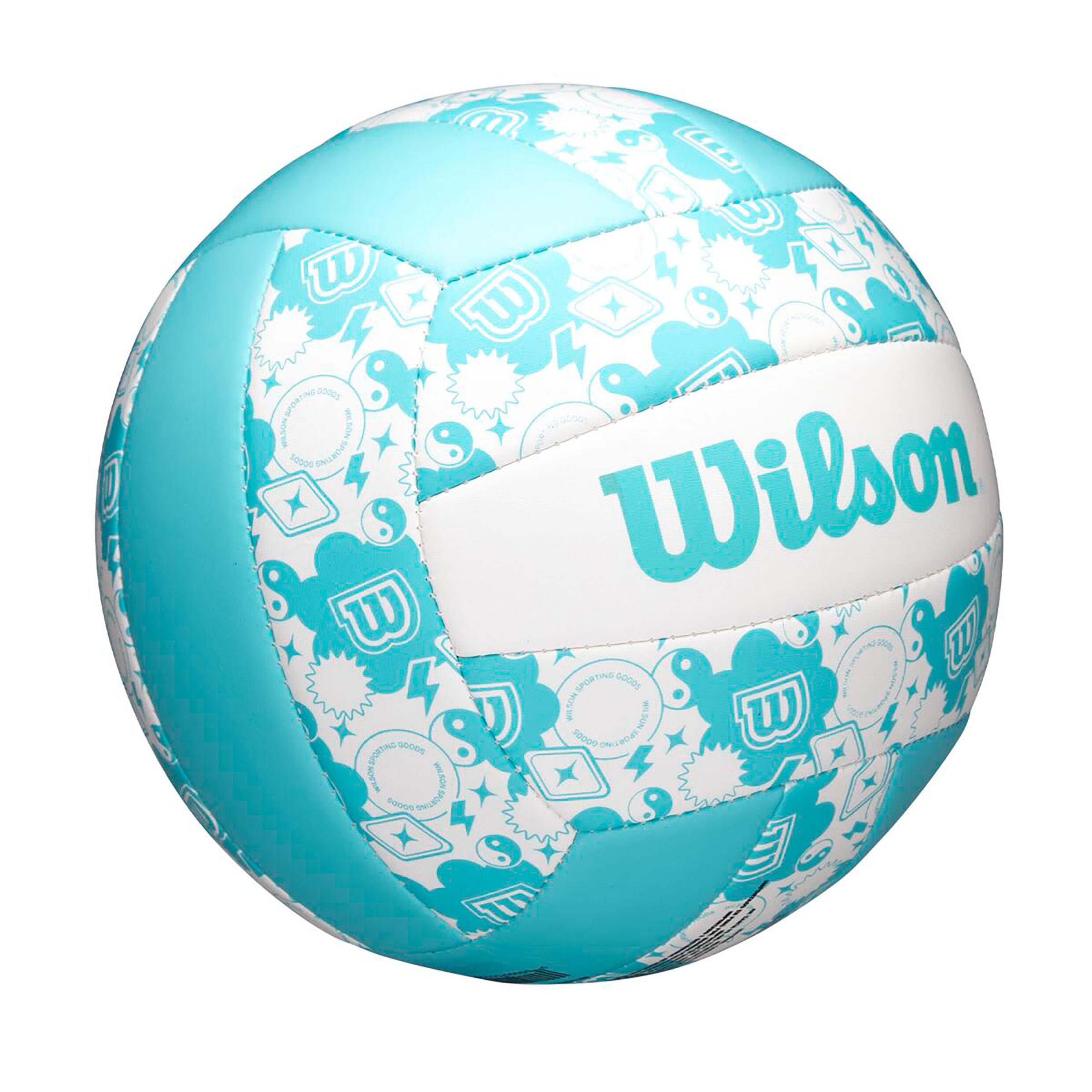 Wilson Volleyball STAMP BLUE/WHITE, Größe 5 5/5