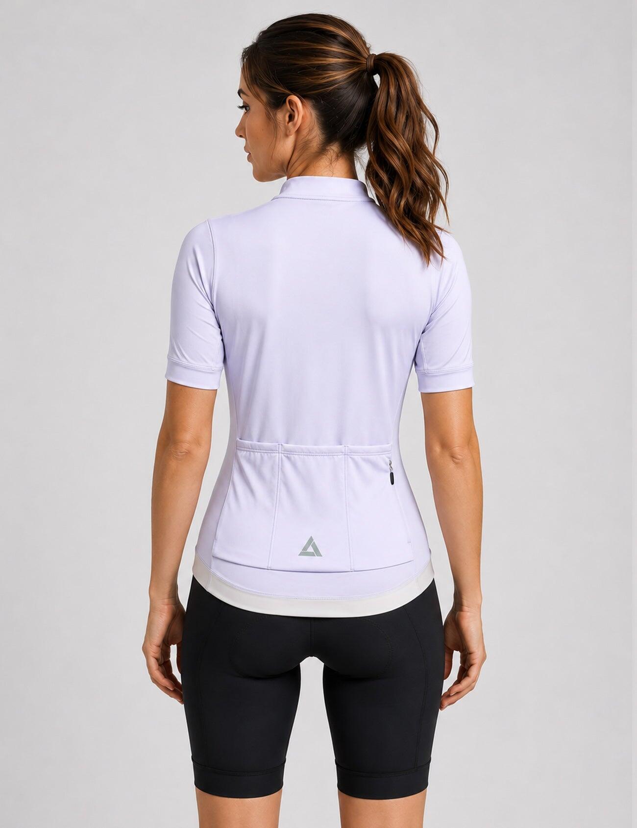 Damen Fahrradtrikot Kurzarm Radtrikot Comfort Line Aster 2/4