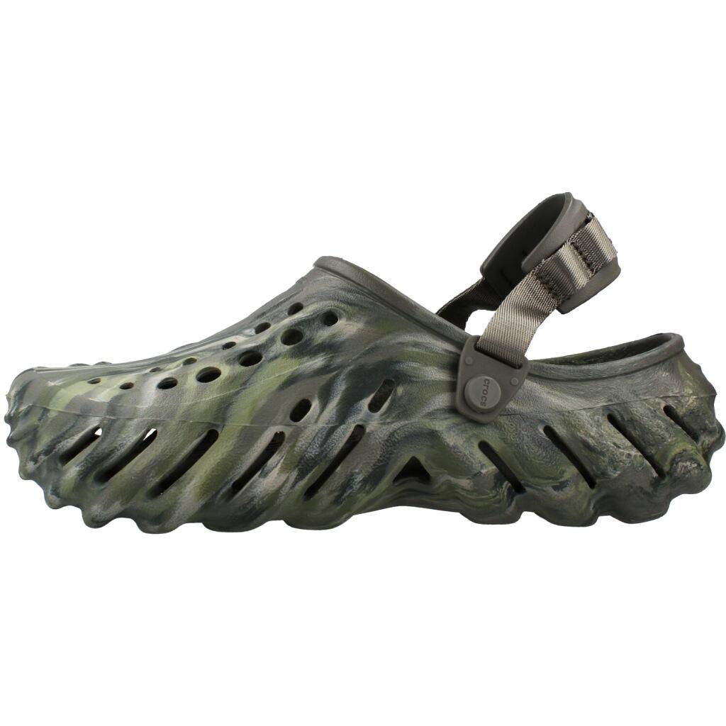 Sandały CROCS ZUHECOS ECHO MARBLED CLOG Zielony 2/5