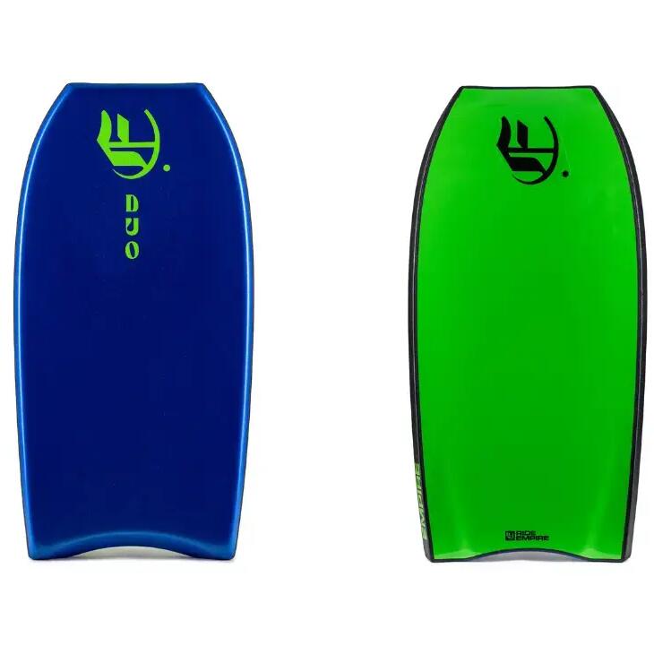 Empire DUO PE Bodyboard, Dark Blue/Green, Size 43