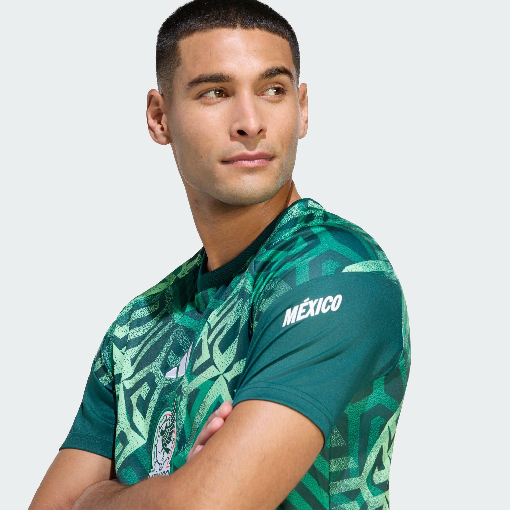 Camisola de Aquecimento Principal 26 do México 4/6