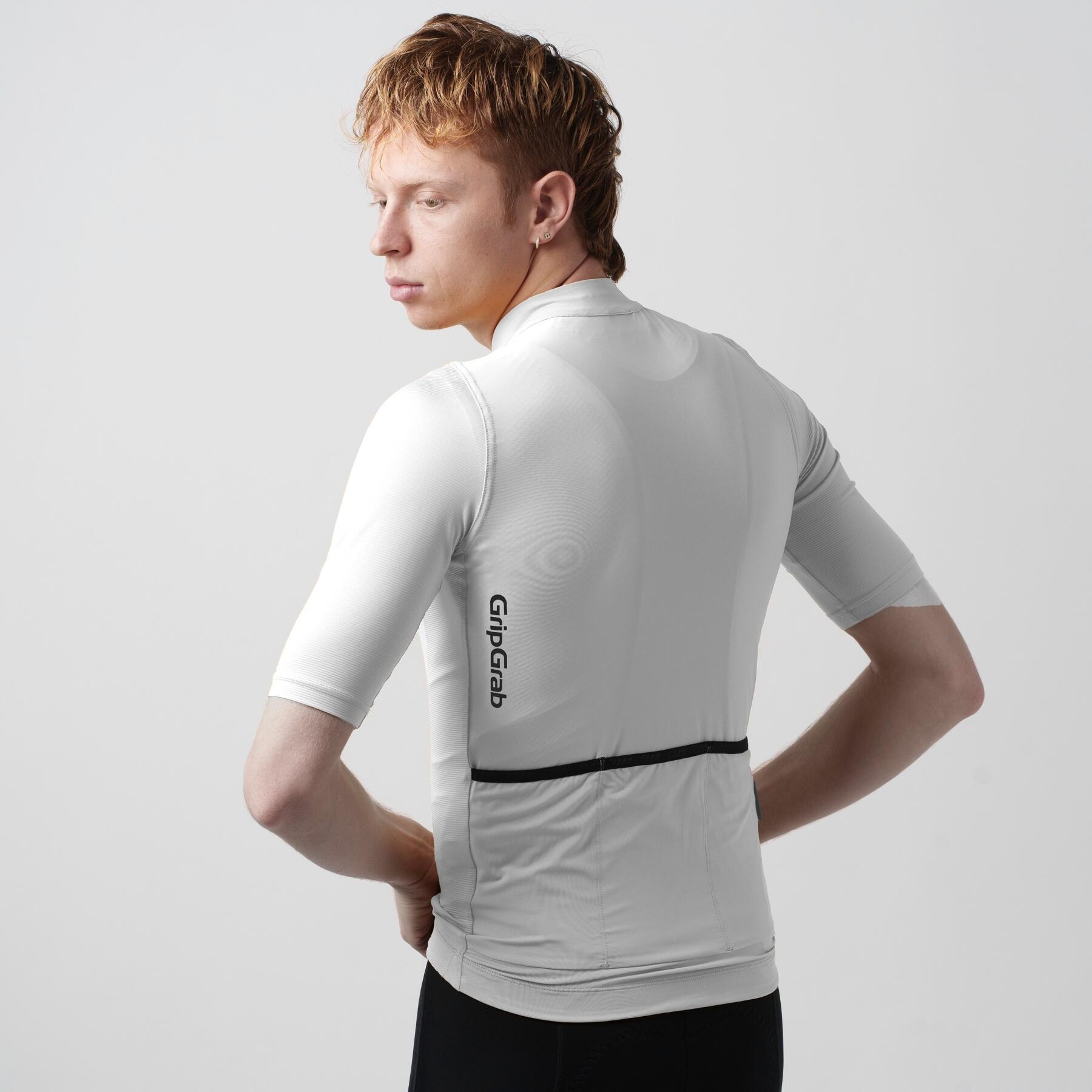 Maillot de cyclisme RIDE Gripgrab blanc - Taille M 4/4