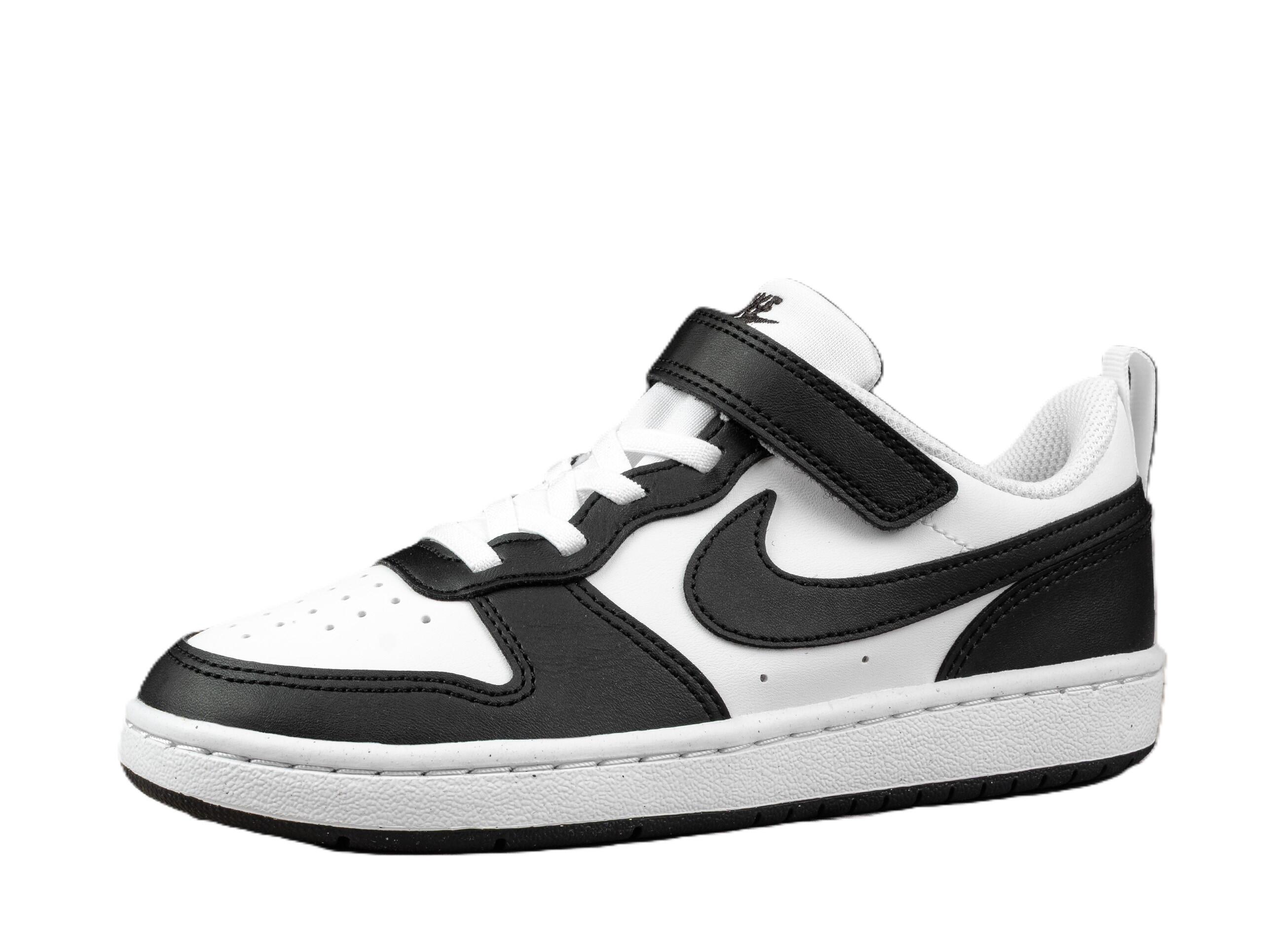 Buty dziecięce sportowe na rzep Nike COURT BOROUGH LOW RECRAFT 3/6